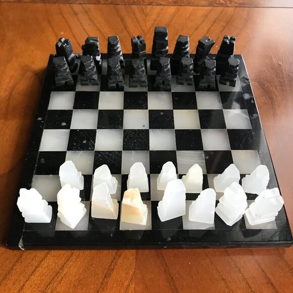 Rare Marble Chess Set